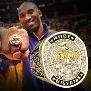 2016 Kobe Gold plating emulation Retirement Ring