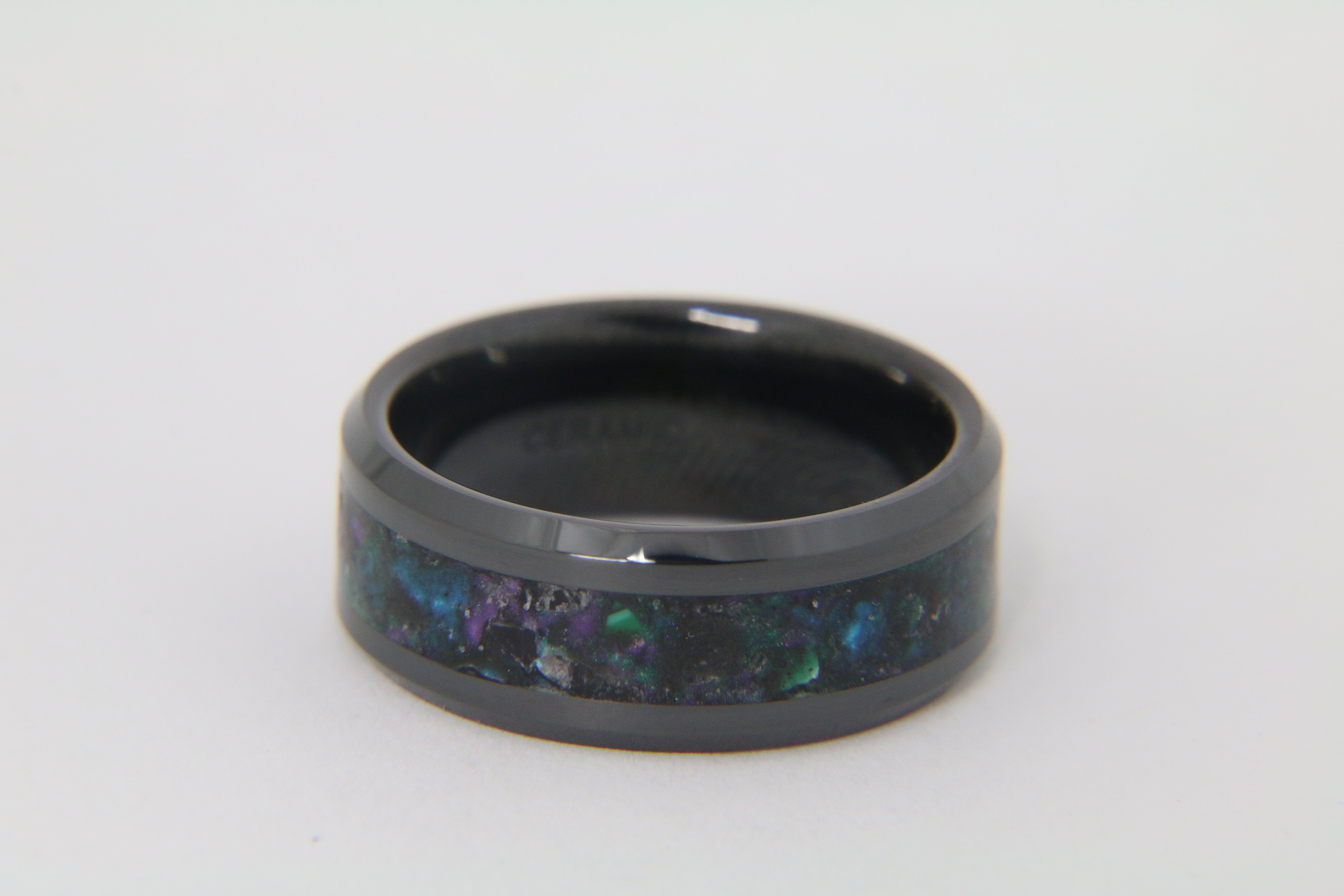 Deep Space Black Ceramic Ring