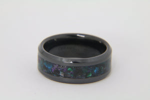 Deep Space Black Ceramic Ring